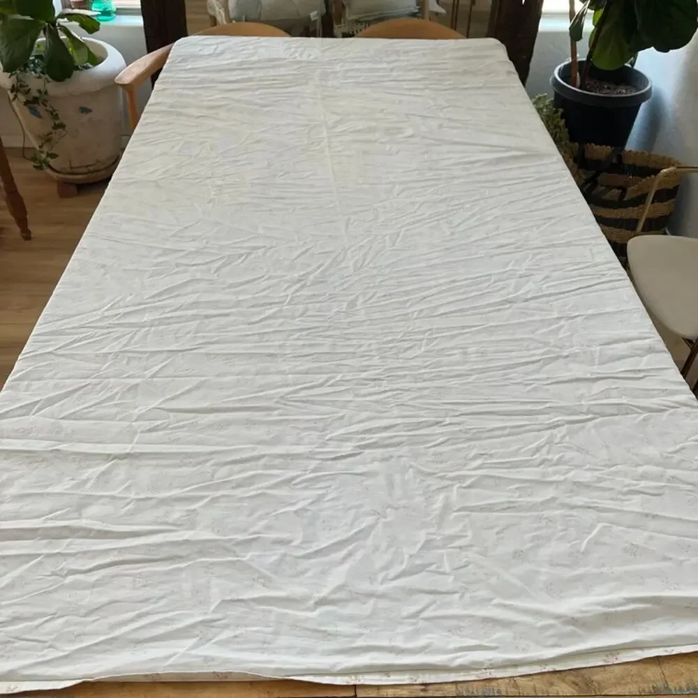 American Pacific Flat Sheet 100% Cotton Shabby Chic Pink Roses 90x85